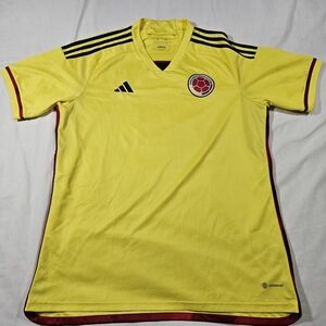Colombia Adidas 2022 Home Soccer Jersey Yellow XL